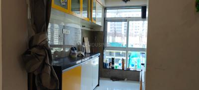 Kitchen Image of 650 Sq.ft 1 BHK Apartment / Flat for rent in Royal Oasis, Malad West Mumbai for Rs. 42000