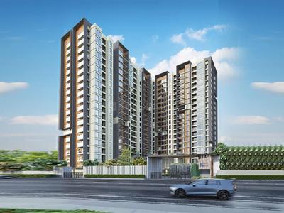Image of 1593 Sq.ft 3 BHK Apartment / Flat for sale in Casagrand Elinor, Navalur, Chennai for Rs. 12000000