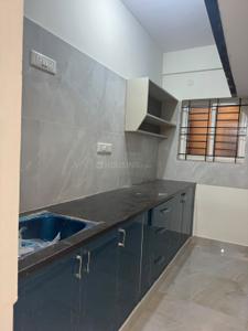 Kitchen Image of 650 Sq.ft 2 BHK Builder Floor for rent in Yemalur Bengaluru for Rs. 39000