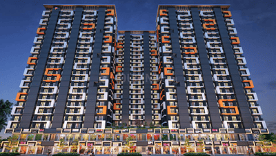 Image of 800 Sq.ft 2 BHK Apartment / Flat for sale in Squarefeet Y Square, Thane West, Thane for Rs. 8500000