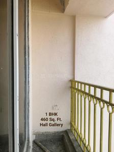 Balcony Image of 600 Sq.ft 1 BHK Apartment / Flat for sale in Rajaram Shivam Enclave, Shilphata Thane for Rs. 3950000