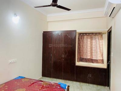 Bedroom Image of 750 Sq.ft 1 BHK Apartment / Flat for rent in My Home Bhooja, Rai Durg Hyderabad for Rs. 10000