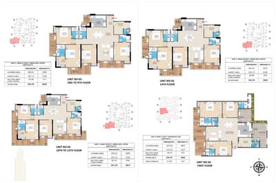 Image of 1807 Sq.ft 3 BHK Apartment / Flat for sale in Zenith Vista, Vrindavan Yojana, Lucknow for Rs. 11500000