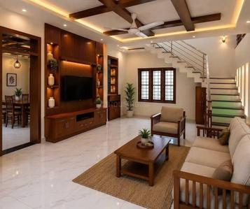 Hall Image of 2500 Sq.ft 4 BHK Independent House for sale in Koorkenchery Thrissur for Rs. 9250000