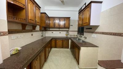 Kitchen Image of 1800 Sq.ft 3 BHK Builder Floor for rent in Malviya Nagar New Delhi for Rs. 70000