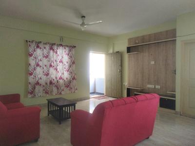 Living Room Image of 1250 Sq.ft 2 BHK Apartment / Flat for rent in Akshay, Mahadevapura Bengaluru for Rs. 33000