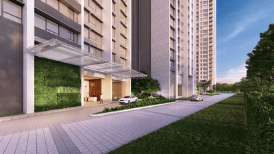 Image of 915 Sq.ft 2 BHK Apartment / Flat for sale in Kalpataru Immensa, Thane West, Thane for Rs. 11000000