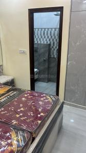 Bedroom Image of 550 Sq.ft 1 BHK Builder Floor for rent in Ramesh Nagar New Delhi for Rs. 16700