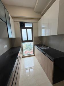Kitchen Image of 1200 Sq.ft 2 BHK Apartment / Flat for rent in Adani Ten BKC, Bandra East Mumbai for Rs. 180000