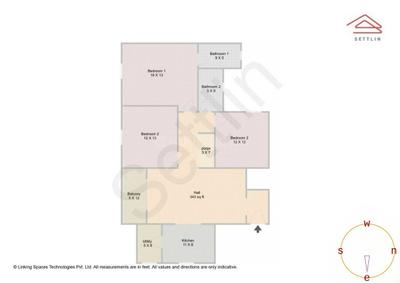 Image of 1611 Sq.ft 3 BHK Apartment / Flat for sale in Sobha Neopolis Phase 2 W 12 And 13 by Sobha Limited, Panathur, Bengaluru for Rs. 26400000
