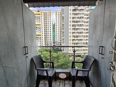 Balcony Image of 600 Sq.ft 1 BHK Apartment / Flat for rent in V Uptown, Ravet Pune for Rs. 25000