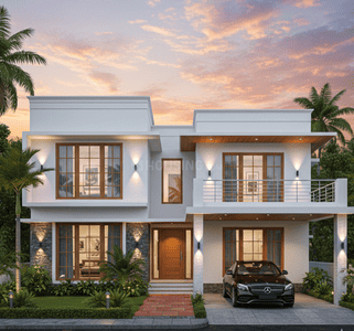 Image of 1350 Sq.ft 2 BHK Independent House for sale in Balaramapuram, Thiruvananthapuram for Rs. 6450000