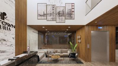 Hall Image of 1200 Sq.ft 3 BHK Apartment / Flat for sale in Kesari Hilltown Luxuria, Kudasan Gandhinagar for Rs. 11200000