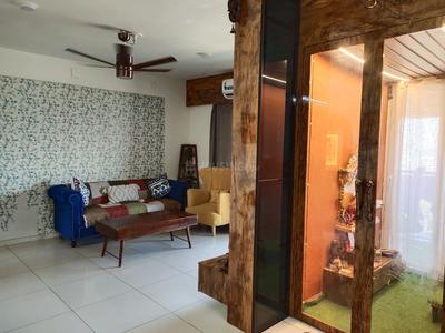 Hall Image of 2400 Sq.ft 3 BHK Penthouse for rent in Pacifica Reflections, Vaishno Devi Circle Ahmedabad for Rs. 45000