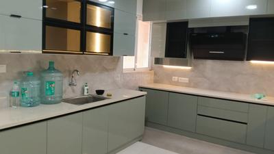 Kitchen Image of 1450 Sq.ft 3 BHK Apartment / Flat for rent in Global Techies Town, Thirupalya Bengaluru for Rs. 48000