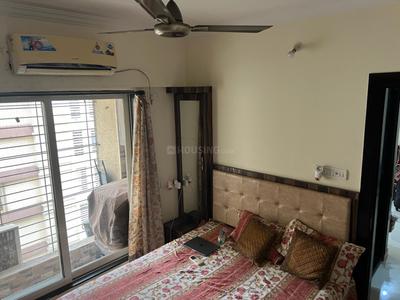 Bedroom Image of 450 Sq.ft 1 BHK Apartment / Flat for rent in Cosmos Orchid Building 2 Lily, Kasarvadavali Thane for Rs. 26100