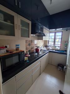 Kitchen Image of 1551 Sq.ft 3 BHK Apartment / Flat for rent in Vriddhi Urban Heights, Kasba Kolkata for Rs. 55000