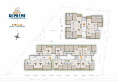 Image of 2070 Sq.ft 3 BHK Apartment / Flat for sale in Kathwada, Ahmedabad for Rs. 6300000