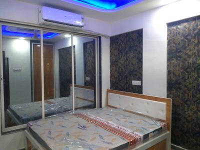 Bedroom Image of 583 Sq.ft 1 BHK Apartment / Flat for rent in Thakur Galaxy, Boisar Mumbai for Rs. 13000