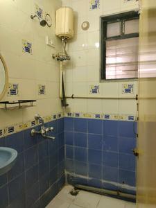 Common Bathroom Image of 800 Sq.ft 1 BHK Apartment / Flat for rent in Kopar Khairane Navi Mumbai for Rs. 30000