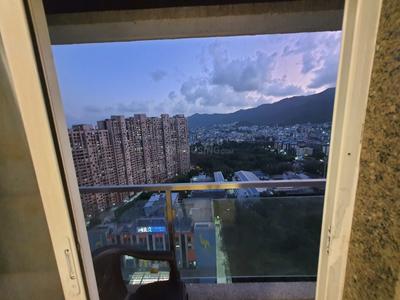 Balcony Image of 660 Sq.ft 2 BHK Apartment / Flat for rent in Thane West Thane for Rs. 40000