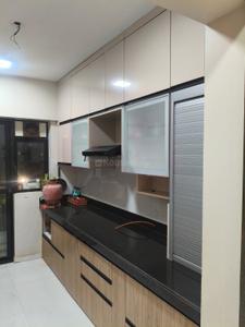 Kitchen Image of 1200 Sq.ft 3 BHK Apartment / Flat for rent in Runwal Gardens, Dombivli East Thane for Rs. 30000