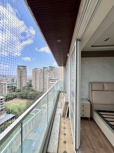 Balcony Image of 1000 Sq.ft 2 BHK Apartment / Flat for rent in One Indiabulls, Thane West Thane for Rs. 54999