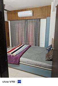 Bedroom Image of 1200 Sq.ft 2 BHK Apartment / Flat for rent in Shree Ghanshyam Residency, Bhayli Vadodara for Rs. 18000