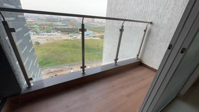 Balcony Image of 680 Sq.ft 1 BHK Apartment / Flat for rent in Gera Planet Of Joy IV, Upper Kharadi Pune for Rs. 30000