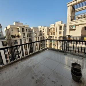 Balcony Image of 2000 Sq.ft 4 BHK Apartment / Flat for rent in Earth Ambrosia, Vemali Vadodara for Rs. 45000