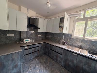 Kitchen Image of 1100 Sq.ft 3 BHK Builder Floor for rent in DDA Akshardham Apartments, Sector 19 Dwarka New Delhi for Rs. 36000