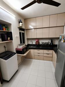 Kitchen Image of 570 Sq.ft 1 BHK Apartment / Flat for rent in Wadhwani Mayureshwar Sai Nisarg Park, Pimple Saudagar Pune for Rs. 25000