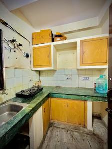 Kitchen Image of 550 Sq.ft 1 BHK Builder Floor for rent in Vaishali Ghaziabad for Rs. 20000