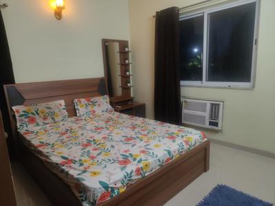 Bedroom Image of 756 Sq.ft 2 BHK Apartment / Flat for rent in Unitech Uniworld City, New Town Kolkata for Rs. 35000