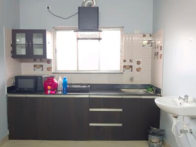 Kitchen Image of 750 Sq.ft 2 BHK Apartment / Flat for rent in Garia, Sonarpur Kolkata for Rs. 17500