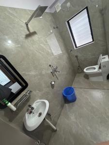 Bathroom Image of 1050 Sq.ft 3 BHK Apartment / Flat for rent in Pradhan Nagar Siliguri for Rs. 22000