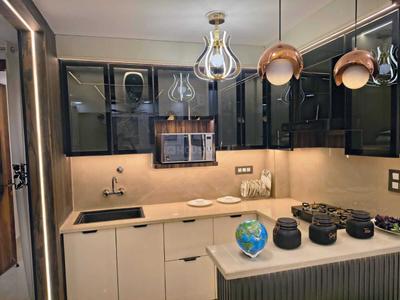 Kitchen Image of 2250 Sq.ft 4 BHK Builder Floor for rent in Vivek Vihar New Delhi for Rs. 110000