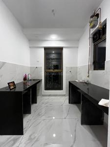 Kitchen Image of 600 Sq.ft 1 BHK Apartment / Flat for rent in Raymond Realty Ten X Habitat Tower C, Thane West Thane for Rs. 35000