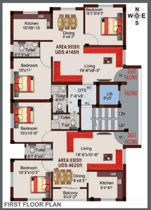 Image of 1020 Sq.ft 2 BHK Apartment / Flat for sale in Perambur, Chennai for Rs. 7600000