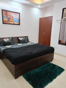 Bedroom Image of 550 Sq.ft 1 BHK Builder Floor for rent in DLF Phase 3 Gurgaon for Rs. 28000