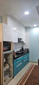 Kitchen Image of 1000 Sq.ft 2 BHK Apartment / Flat for sale in Bhojwani Samruddhi Park, Pimple Saudagar Pune for Rs. 9700000