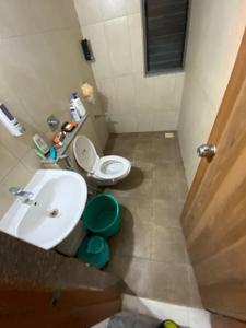 Bathroom Image of 1000 Sq.ft 2 BHK Apartment / Flat for rent in Manhattan, Charholi Budruk Pune for Rs. 25000