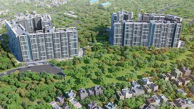Image of 1040 Sq.ft 2 BHK Apartment / Flat for sale in Casagrand Athens, Mogappair East, Chennai for Rs. 11100000