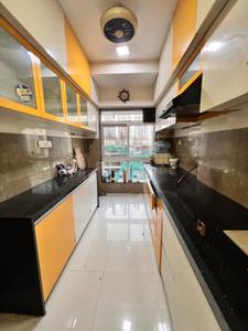 Kitchen Image of 665 Sq.ft 1 BHK Apartment / Flat for rent in Royal Oasis, Malad West Mumbai for Rs. 40000