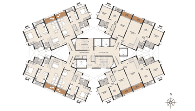 Image of 967 Sq.ft 2 BHK Apartment / Flat for sale in Hinjawadi Phase 3, Pune for Rs. 7300000
