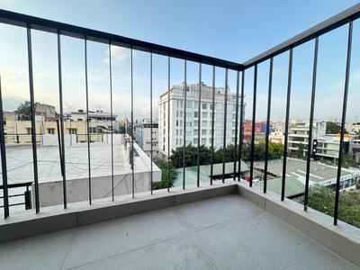 Balcony Image of 700 Sq.ft 1 BHK Apartment / Flat for rent in Indira Nagar Bengaluru for Rs. 41000