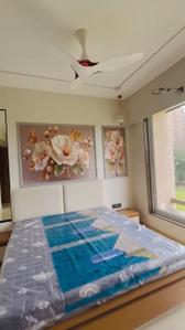 Bedroom Image of 1300 Sq.ft 3 BHK Apartment / Flat for rent in Radhe Infinity, Kudasan Gandhinagar for Rs. 50000