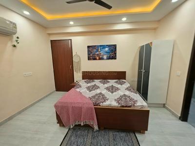 Bedroom Image of 400 Sq.ft 1 RK Builder Floor for rent in Sector 52 Gurgaon for Rs. 15000