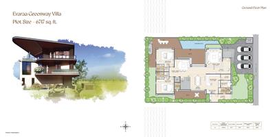 Image of 3800 Sq.ft 4 BHK Independent House for sale in Evaraa By Deevee, Naya Raipur, Raipur for Rs. 22800000