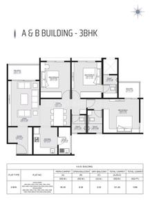 Image of 1120 Sq.ft 2 BHK Apartment / Flat for sale in Silver Astra, Hadapsar, Pune for Rs. 9000000